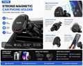 Kanox Magnetic Car Phone Holder - Strong N52 Air Vent Mount
